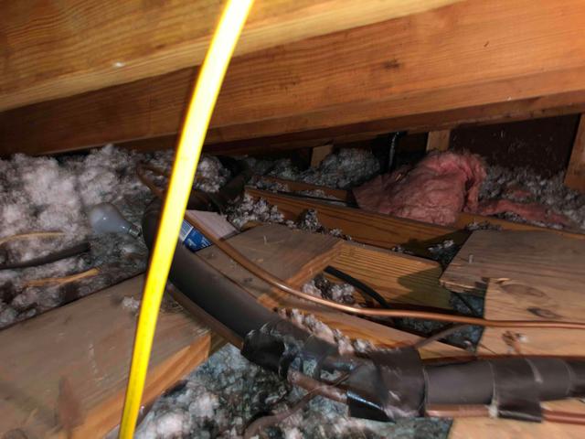 Poor Attic Insulation