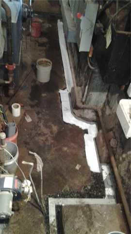 Basement Drainage Installation