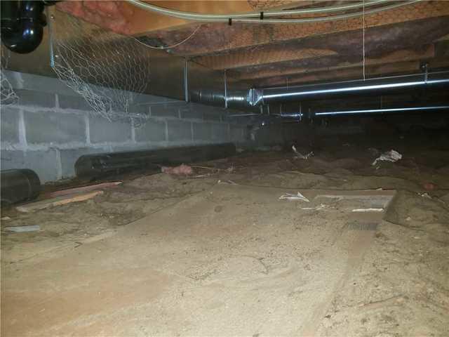 Before Crawl Space Encapsulation