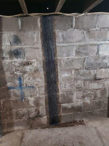 Bowing Wall in Central Square, NY