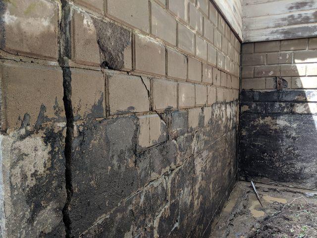 outside wall exposed