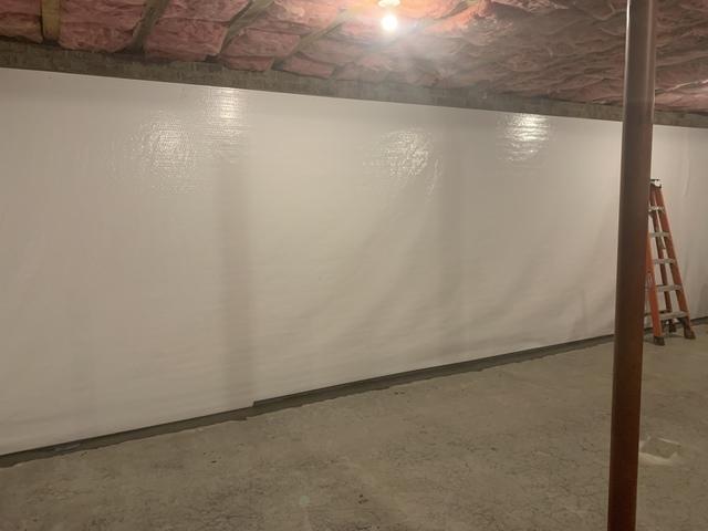 Basement Wall After