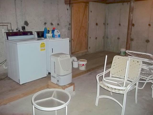 Moist Laundry Area in Fishers Island, NY