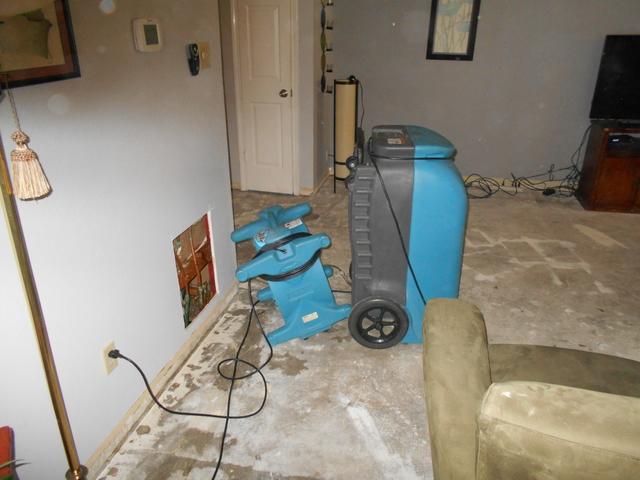 Pipe leak - Water Damage Repair- Austin, TX 78704 Laminate Flooring (UNSALVAGEABLE)