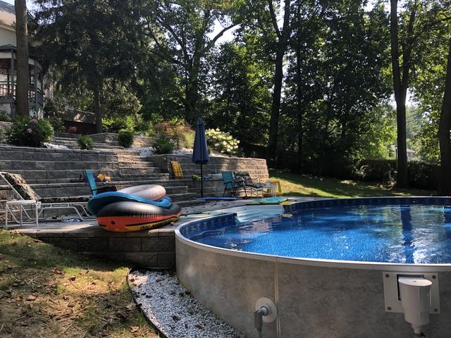 On Ground Radiant Pool Installation in Middletown, NJ