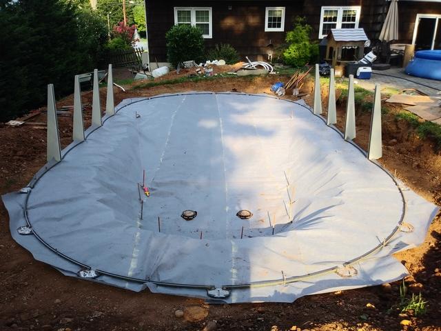 Doughboy Pool Installation in Metuchen, NJ
