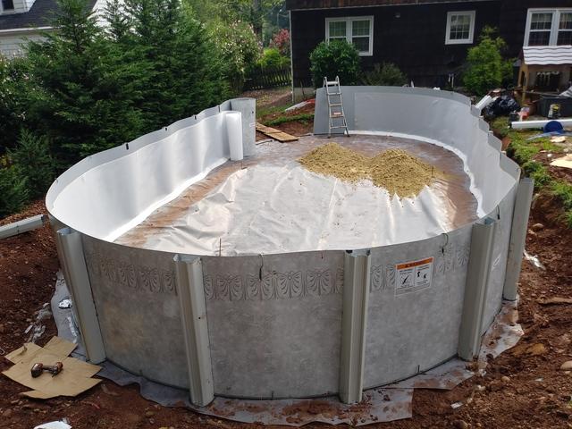 Doughboy Pool Installation in Metuchen, NJ