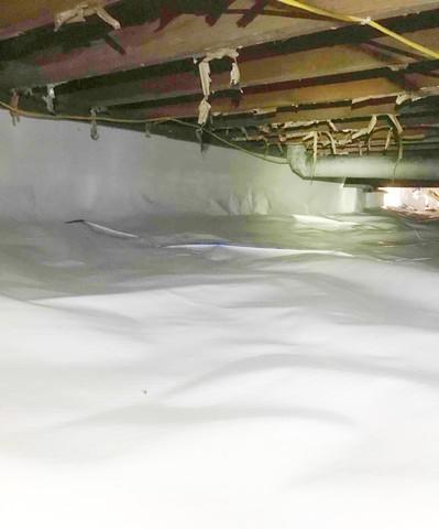 <p>CleanSpace installed for complete crawl space encapsulation&nbsp;</p>