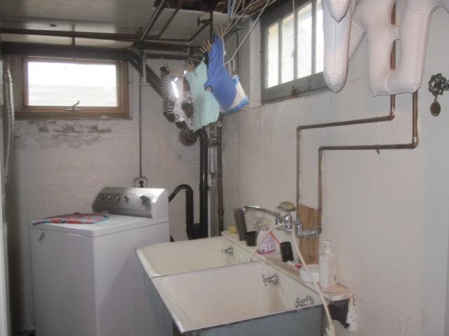 Basement Laundry Area in Redding Center, CT