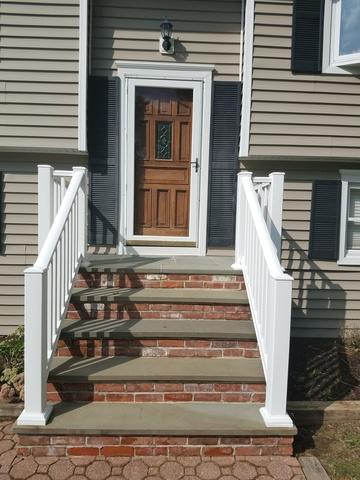 Front Steps Power Washing