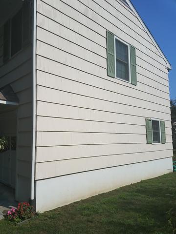 New Siding Paint Drying