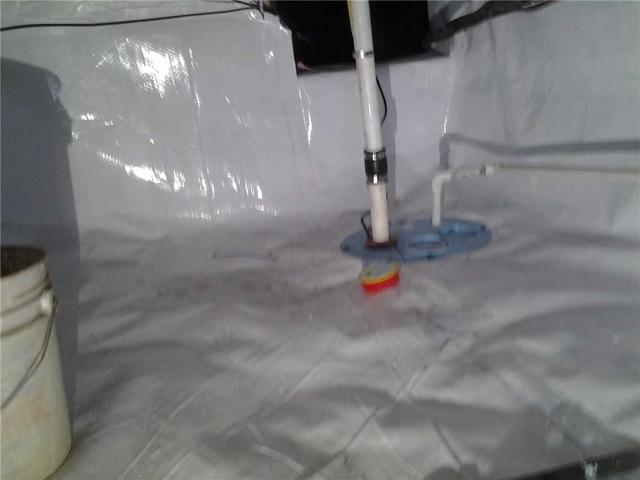 CleanSpace Vapor Barrier and SmartSump Sump Pump