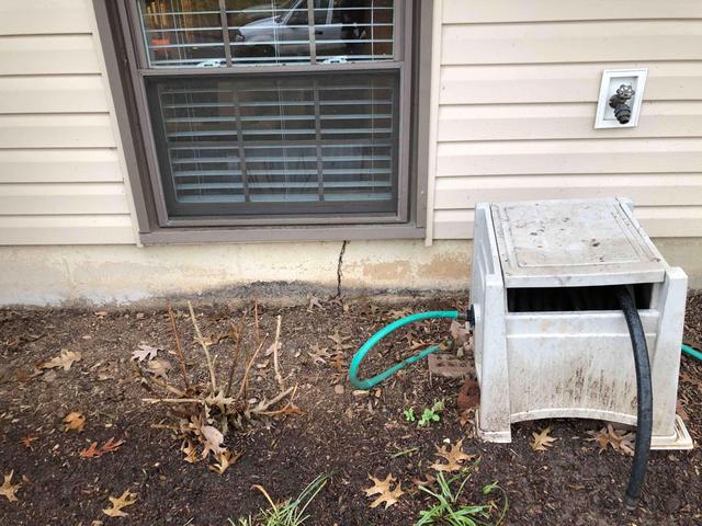 Outside Foundation Crack