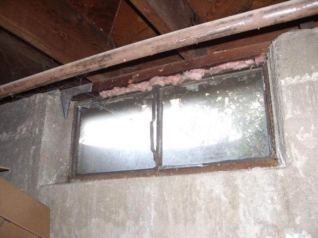 Rusted Window Frame in East Hartland, CT