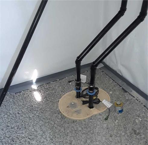 Our TripleSafe® Sump Pump & Battery Backup will effectively pump water out of the basement year-round, even during a power outage.