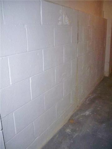 Water Stains on Basement Foundation Walls