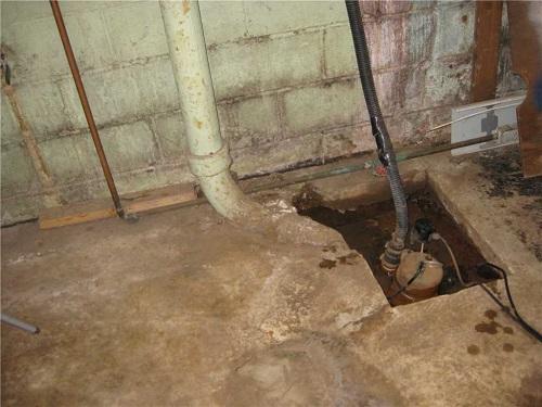 Existing Sump Pump Failed