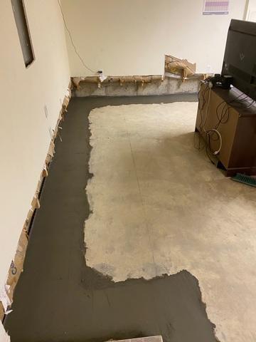 Waterproofed Basement