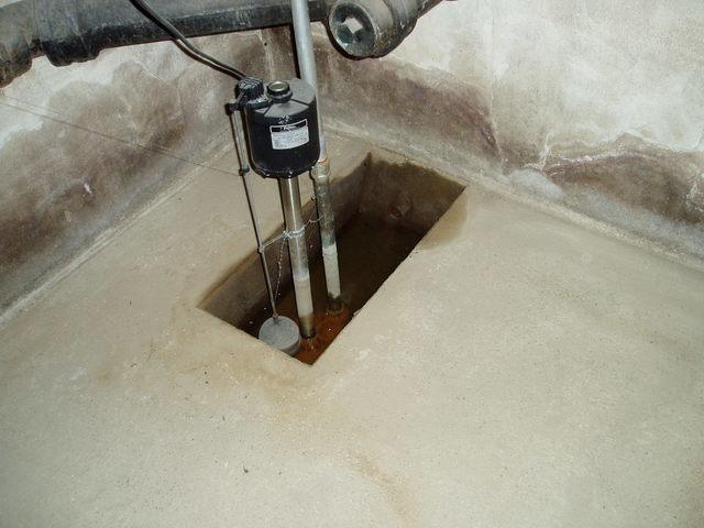 Old Sump Pump in Plainville, CT