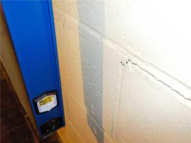 Unlevel walls in the Basement