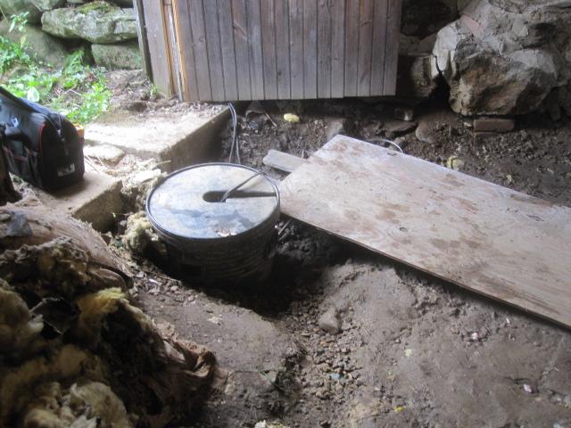 Old Sump Pump in West Hartland, CT