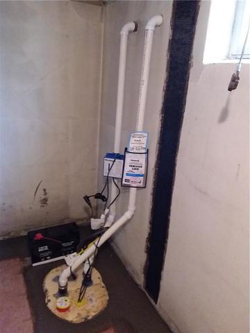 Installed TripleSafe® Sump Pump and WaterGuard™