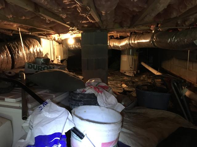 Crawl Space Entry Way