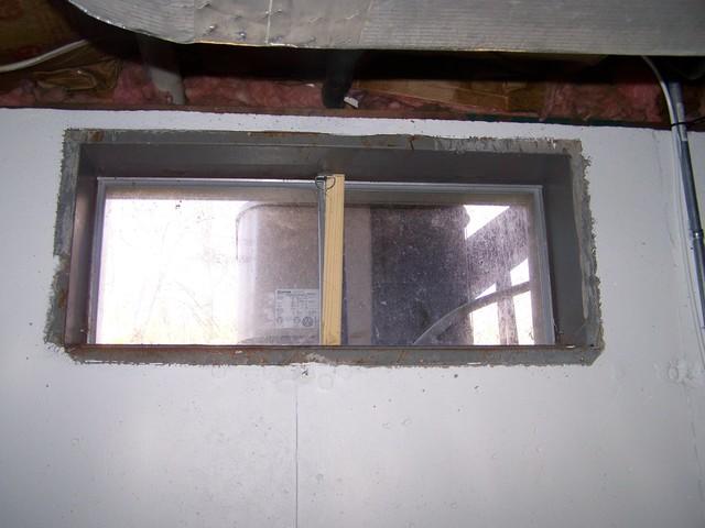 Old Basement Window in Windsor Locks, CT