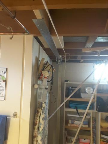 PowerBrace® Wall Bracing System Stabilizing Flooring In Duluth, MN Garage