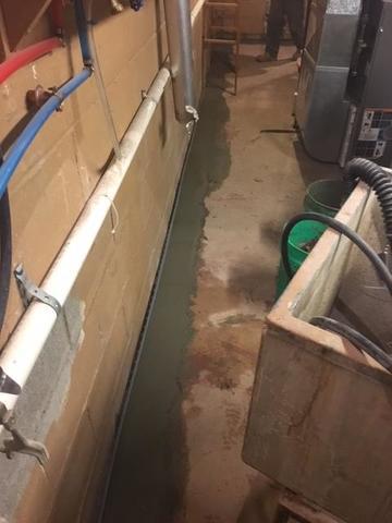 WaterGuard® System Installed In Wet Basement In Duluth, MN