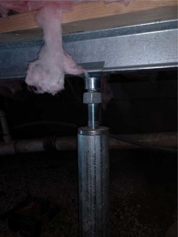 SmartJacks Stabilize the Sagging Crawl Space