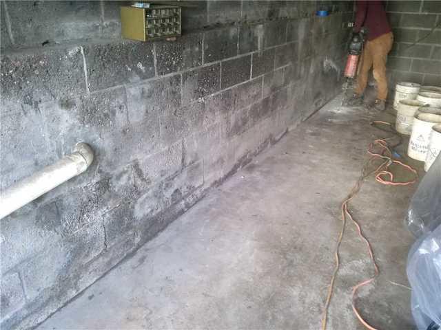 Beginning Stages of Installation
