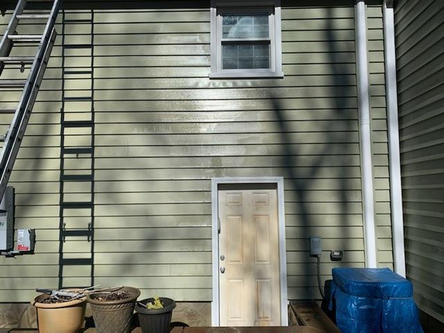 Build up on Siding and Door