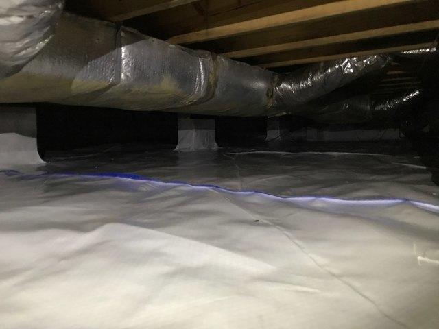 Inefficient duct work in the crawl space