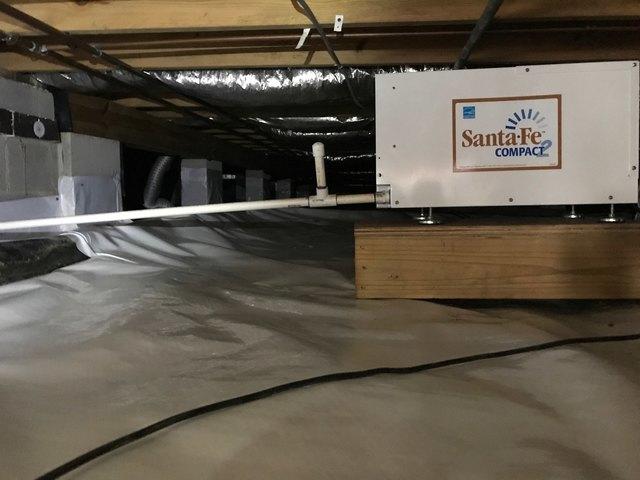 Controlling relative humidity with a dehumidifier