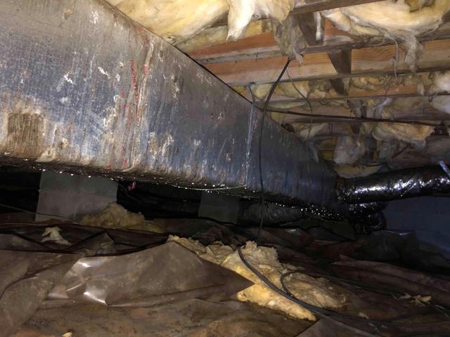 Ductwork and Condensation in the crawl space