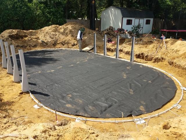 Above Ground Pool Installers at Work in Middletown, NJ