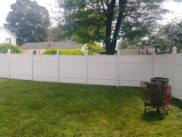 Power Washed Fenced