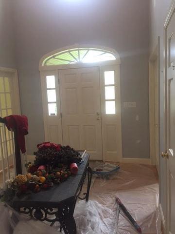 Foyer Painting Process
