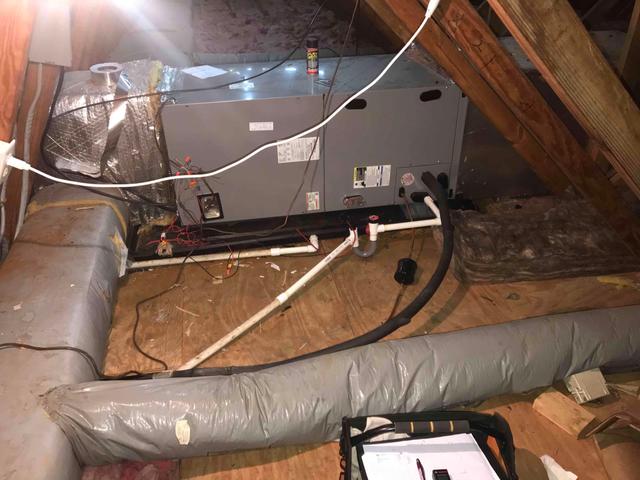 Ducts and/or Air Handlers in the attic