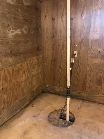 Pre-Existing Sump Pump