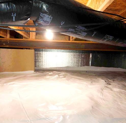 CleanSpace Vapor Barrier and SilverGlo Wall Insulation