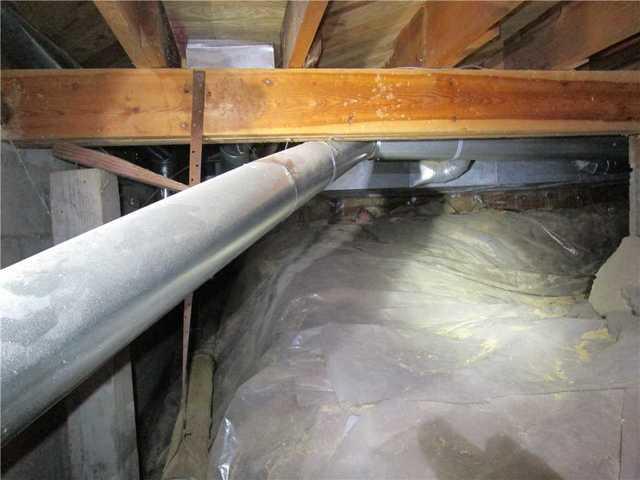 Unfinished Crawl Space