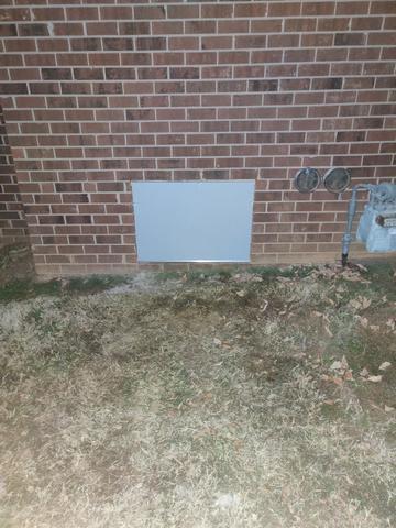 Sealed Crawl Space Door