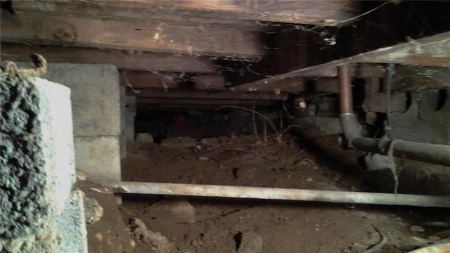 Crawl Space Before Encapsulation