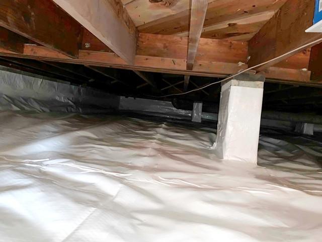 CleanSpace used to encapsulate the crawl space.