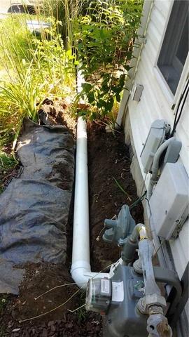 Basement Discharge Line