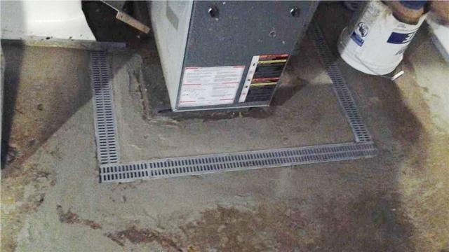 TrenchDrain Basement Drainage System