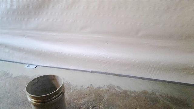 WaterGuard Basement Drainage Installed