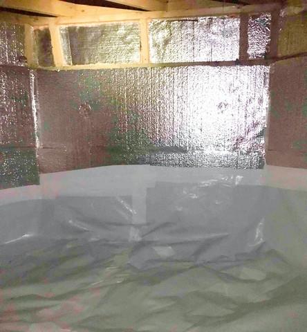 CleanSpace Vapor Barrier and SilverGlo Wall Insulation